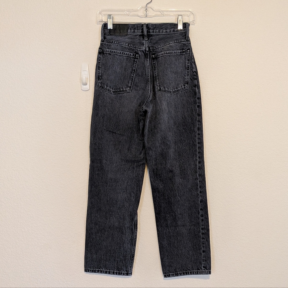 Everlane The 90s Way High Jean High Rise Faded Black 🖤 sz 23 -measures to sz 26 - Picture 16 of 16